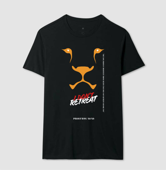 "I Don't Retreat - Lion" T-Shirt