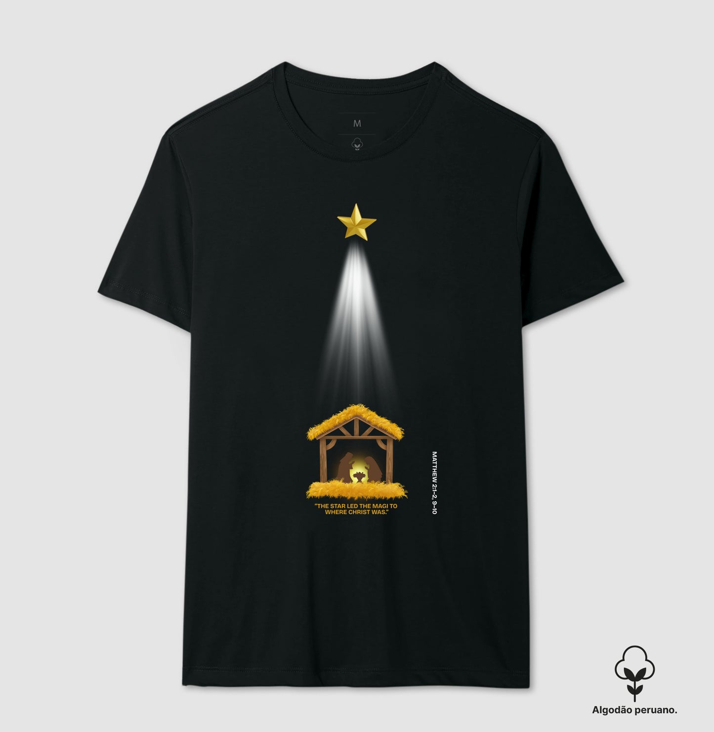 Peruvian Cotton Star 'n' Christ T-shirt