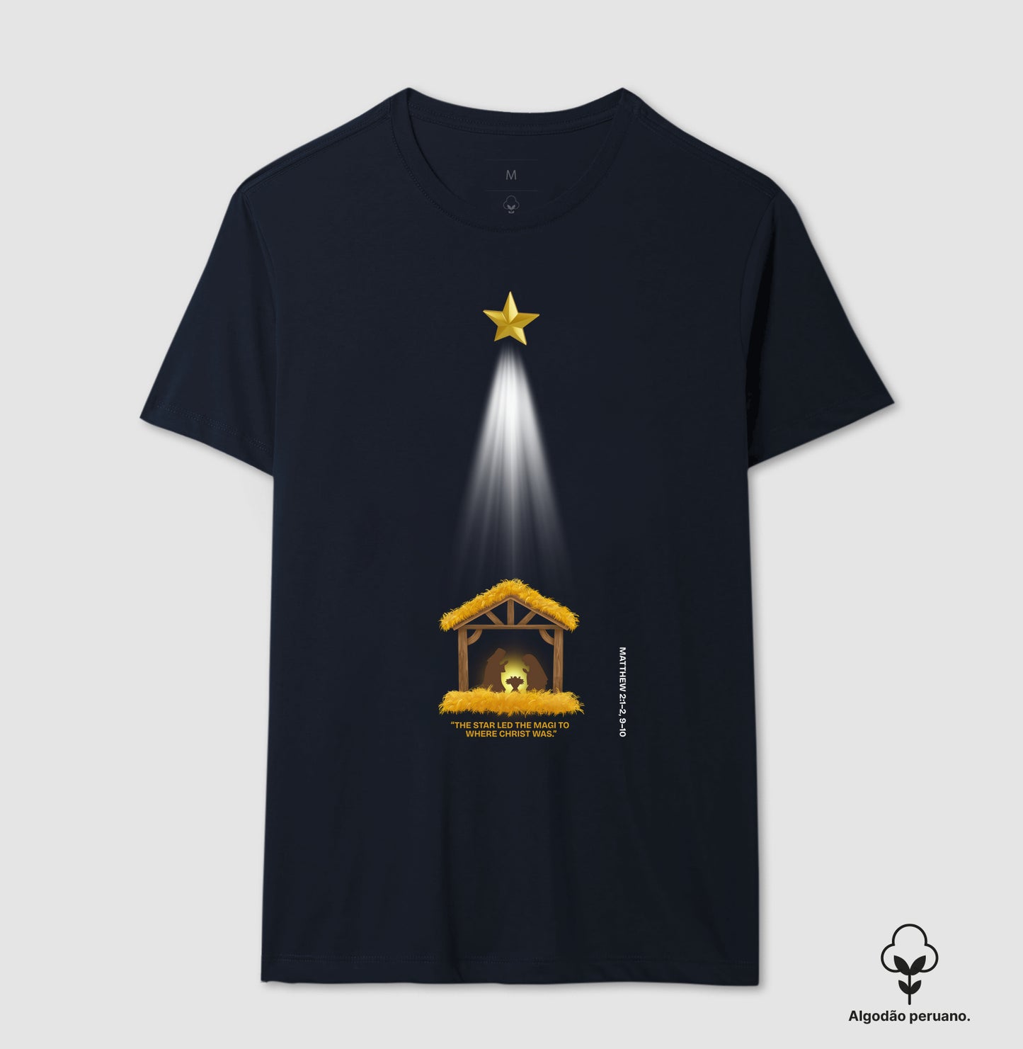 Peruvian Cotton Star 'n' Christ T-shirt