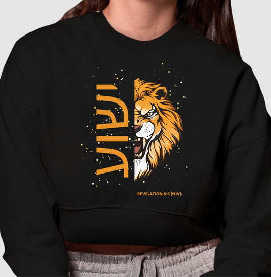 Cropped Sweatshirt Lion Revelation 5:5
