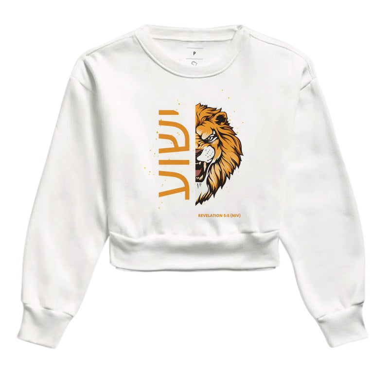 Cropped Sweatshirt Lion Revelation 5:5