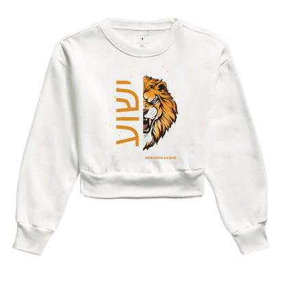 Cropped Sweatshirt Lion Revelation 5:5