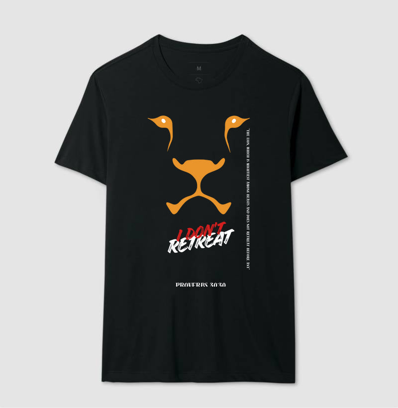 "I Don't Retreat - Lion" T-Shirt