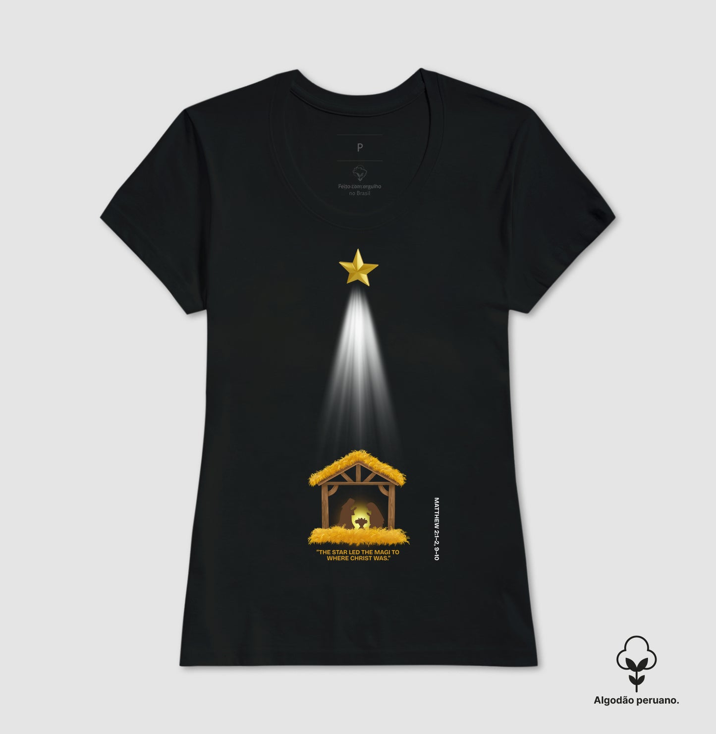 Peruvian Cotton Star 'n' Christ T-shirt