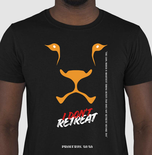 "I Don't Retreat - Lion" T-Shirt