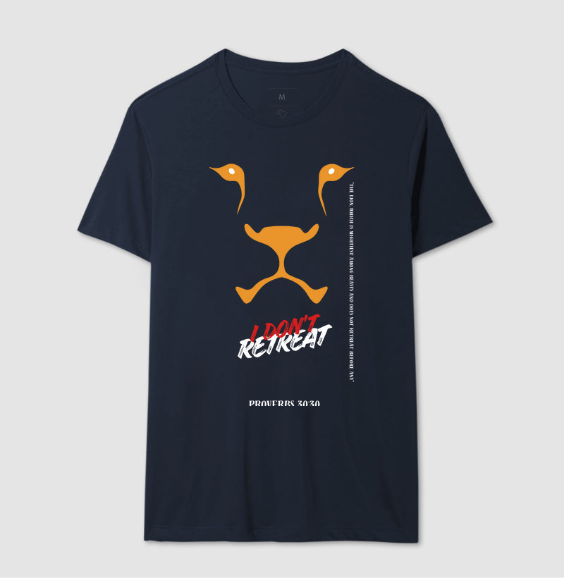 "I Don't Retreat - Lion" T-Shirt