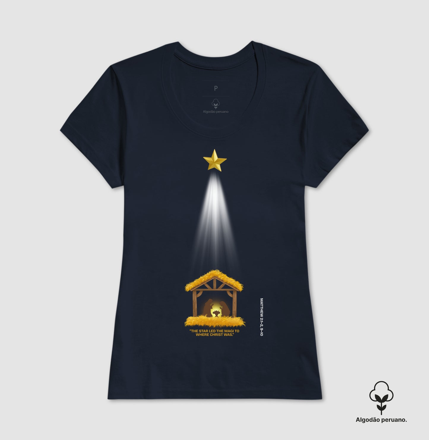 Peruvian Cotton Star 'n' Christ T-shirt