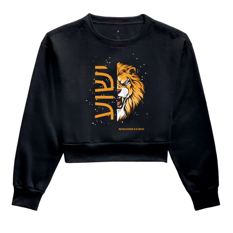Cropped Sweatshirt Lion Revelation 5:5