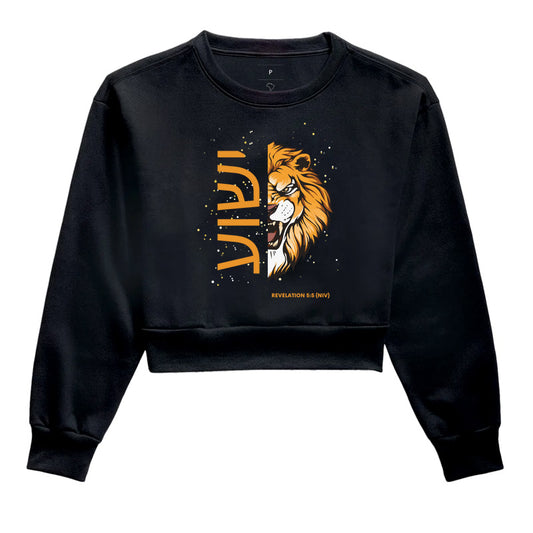 Cropped Sweatshirt Lion Revelation 5:5